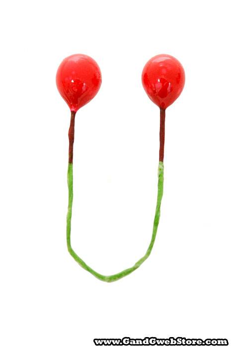 7mm Holly Berries Red Pkg/144