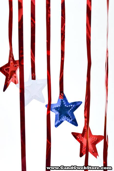 Star Shimmering Spiral Red/white/blue