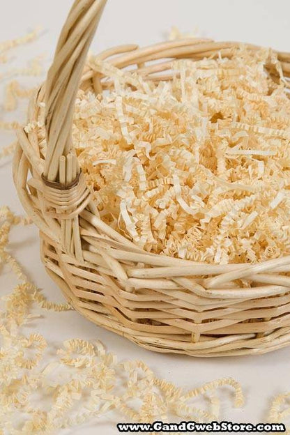 1/8" Crinkle Cut Sizzle Pack Ivory Pkg/1 Lb