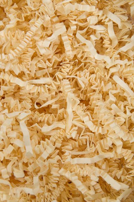 1/8" Crinkle Cut Sizzle Pack Ivory Pkg/1 Lb