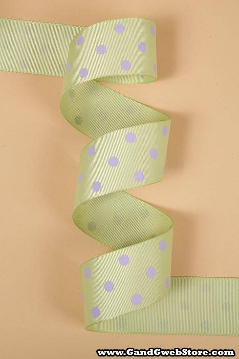 1-1/2" X 17yds Grosgrain Ribbon Lime Juice 