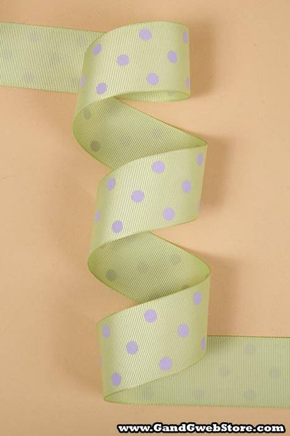 1-1/2" X 17yds Grosgrain Ribbon Lime Juice 