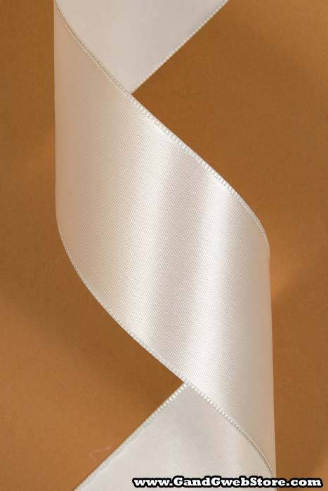 1-1/2" X 25yds Wired Contessa Ribbon Ivory