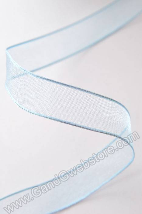 5/8" X 25yds Encore Wired Ribbon Light Blue