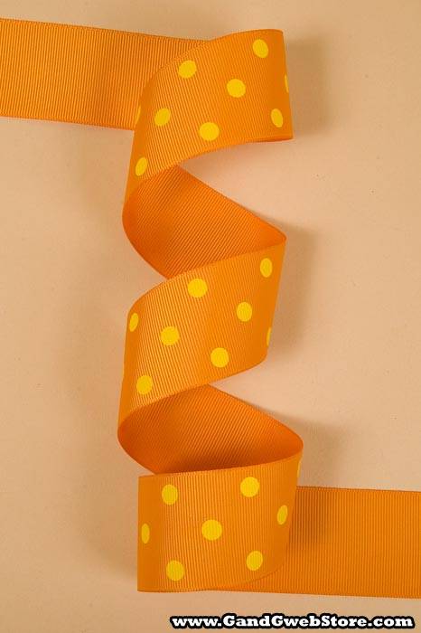 1-1/2" X 17yds Grosgrain Ribbon Tangerine 