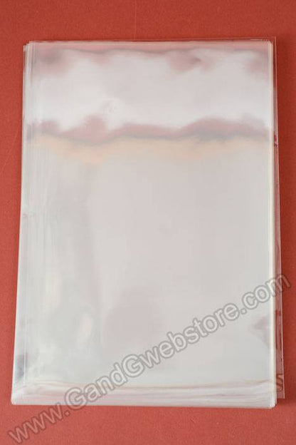 8" X 12" Cellophane Bag Clear Pkg/50