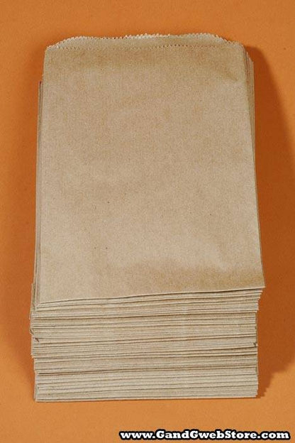 6.25" X 9.25" Merchandising Bag Natural Pkg/100