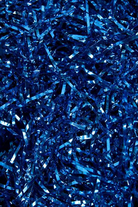 Metallic Beauty Grass Bright Blue Pkg/8 Oz