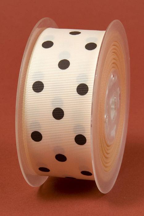 1-1/2" X 17yds Grosgrain Ribbon Cream 