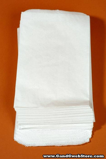 6.25" X 9.25" Merchandising Bag White Pkg/100