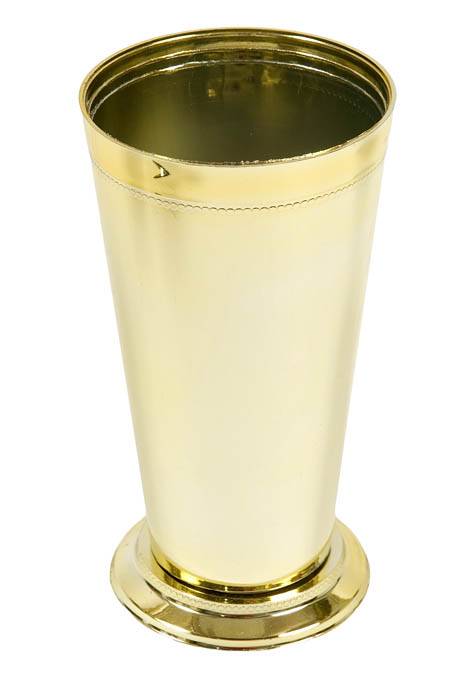 7.5" Large Mint Julep Cup Gold Pkg/6