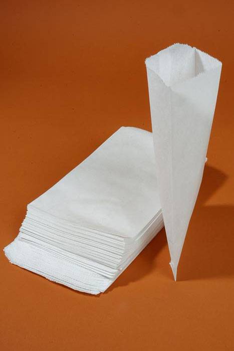 6.25" X 9.25" Merchandising Bag White Pkg/100