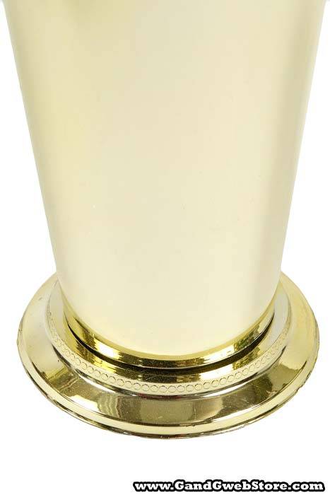 7.5" Large Mint Julep Cup Gold Pkg/6