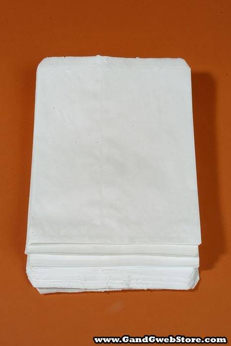 8.5" X 11" Merchandising Bag White Pkg/100
