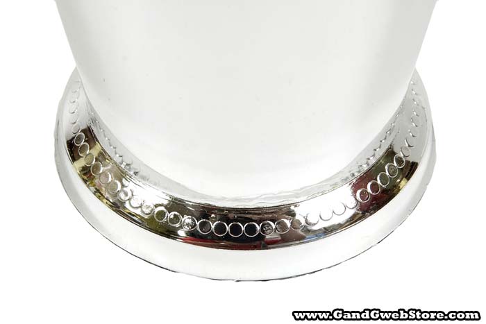 4.25" Small Mint Julep Cap Silver Pkg/12
