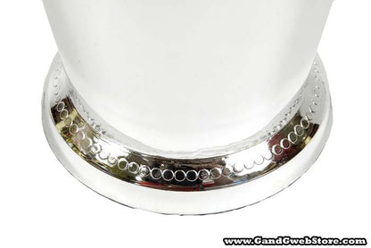4.25" Small Mint Julep Cap Silver Pkg/12