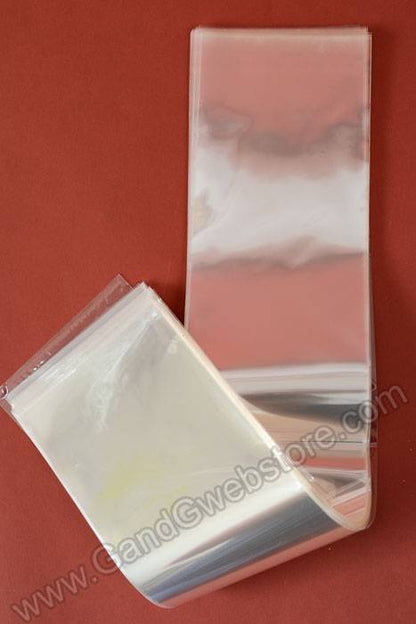 5" X 24" Cellophane Bag Clear Pkg/50
