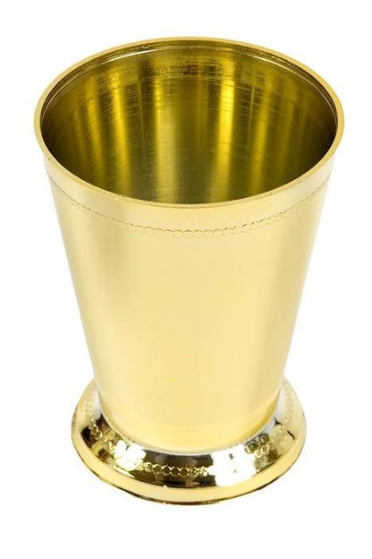 4.25" Small Mint Julep Cap Gold Pkg/12
