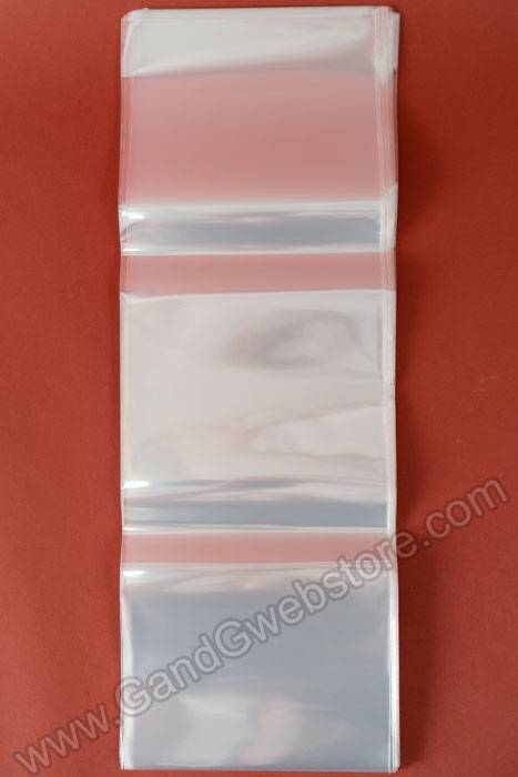 8" X 24" Cellophane Bag Clear Pkg/50