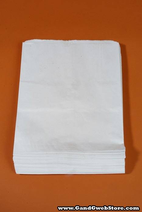12" X 15" Merchandising Bag White Pkg/100