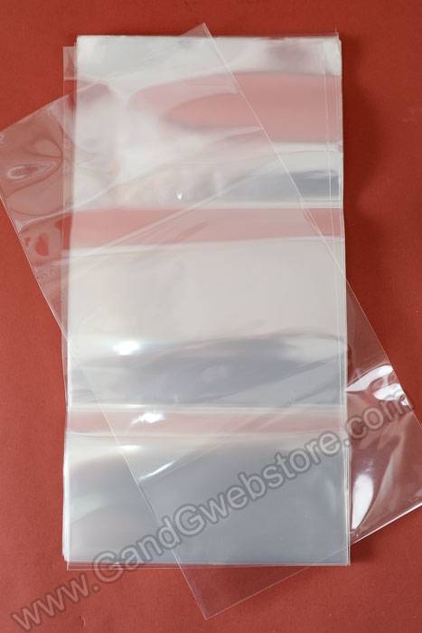 9" X 18" Cellophane Bag Clear Pkg/50