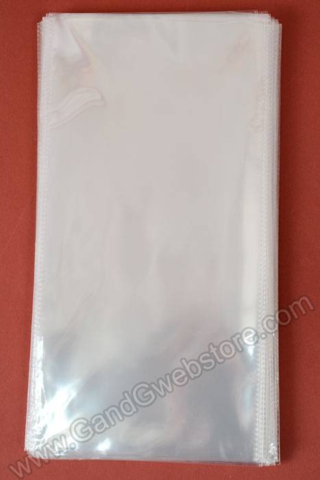 6" X 12" Cellophane Bag Clear Pkg/50