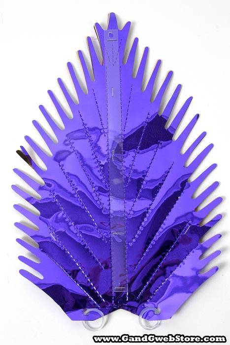 24" Leaf Starburst Gold/green/purple