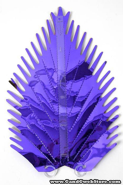 24" Leaf Starburst Gold/green/purple