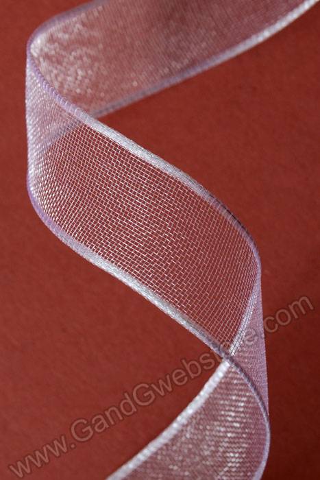 5/8" X 25yds Encore Wired Ribbon White