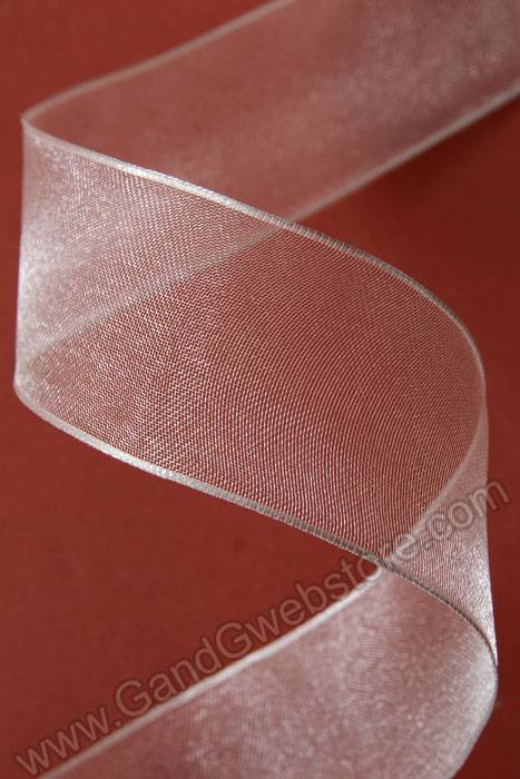 1.5" X 25yds Encore Wired Ribbon Ivory