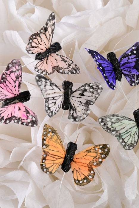 1" Mini Butterfly Assort Pkg/12