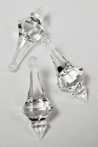 2" Acrylic Drop Accessory Clear Pkg/36