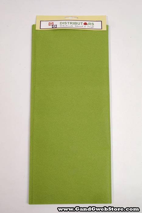 20" X 30" Tissue Paper Aloe Pkg/24