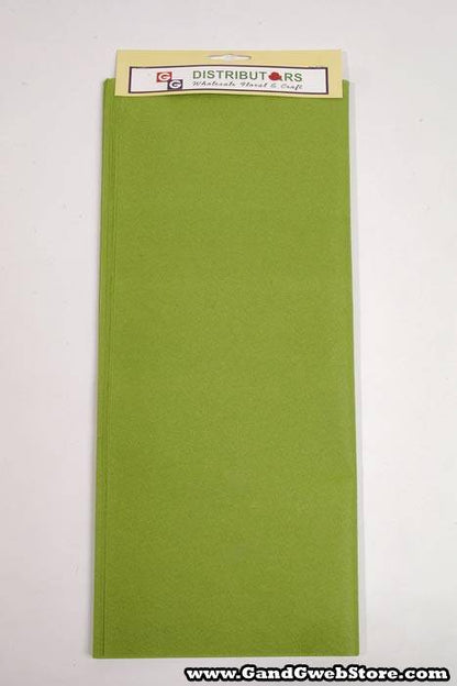 20" X 30" Tissue Paper Aloe Pkg/24