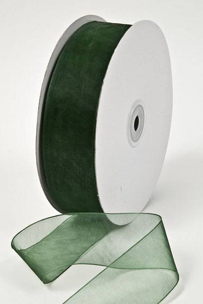 Organdy Ribbon - Hunter Green 