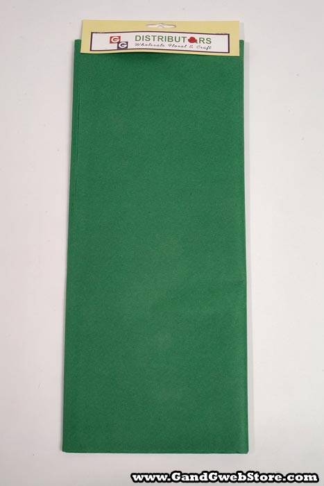 20" X 30" Tissue Paper Holiday Green