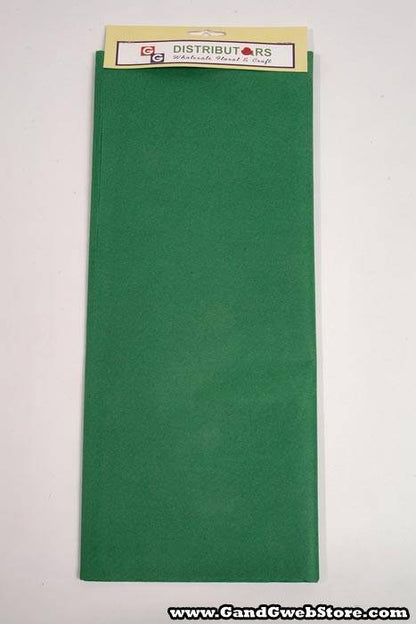 20" X 30" Tissue Paper Holiday Green