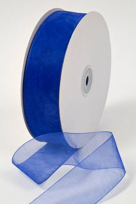 Organdy Ribbon Royal Blue