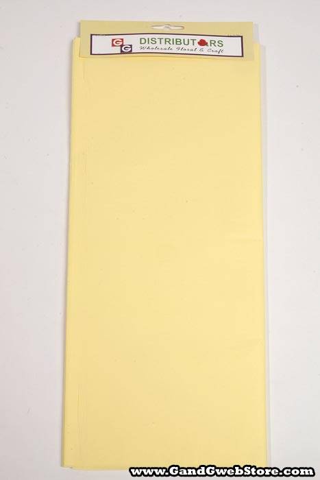 20" X 30" Tissue Paper Yellow