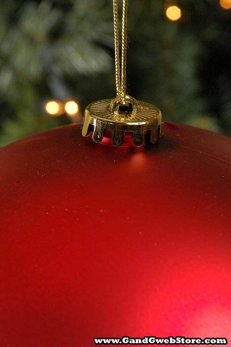 200mm Matt Plastic Ball Red