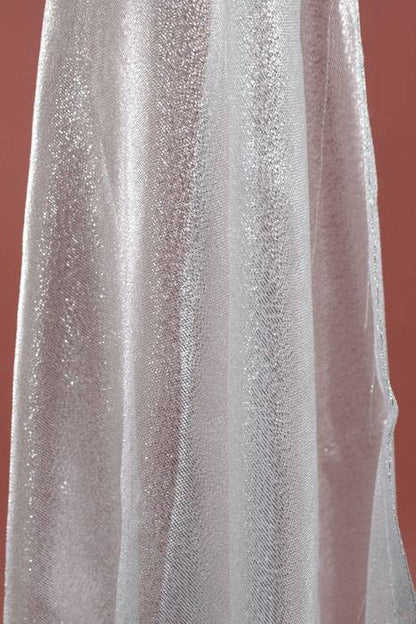 54" X 3yds Sparkly Decor Panel Silver