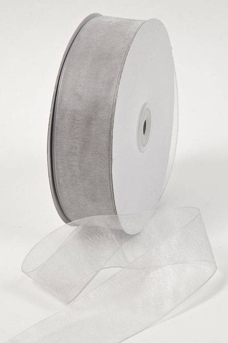Organdy Ribbon - Gray 
