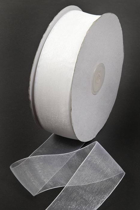 Organdy Ribbon White