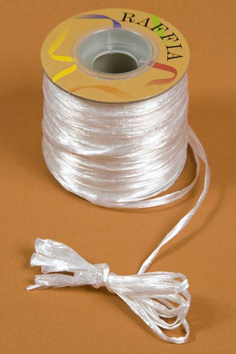 100yds Pearlized Raffia Iridescent