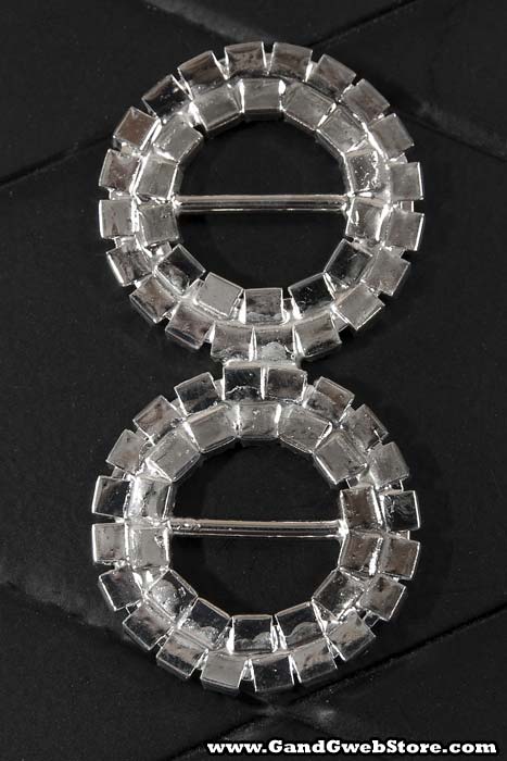 25mm Double Ring Ribbon Button