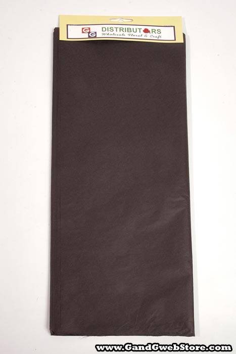 20" X 30" Tissue Paper Black