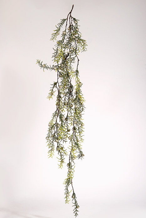 48" Iced Cedar Berry Hanger Champagne