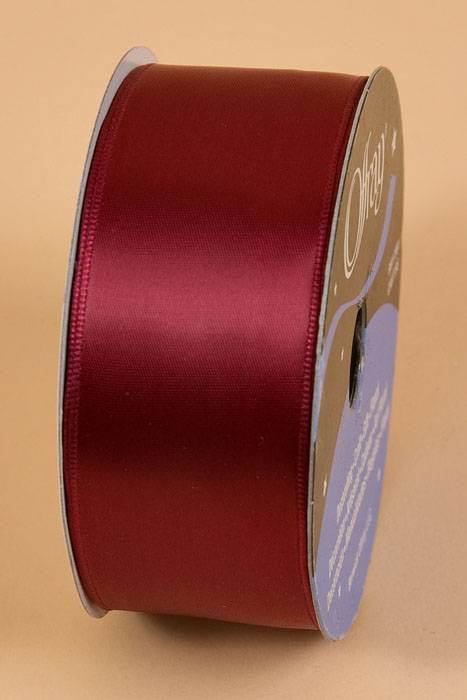 1-1/2" X 25yds Wired Contessa Ribbon Wine