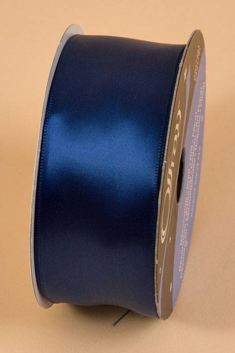 1-1/2" X 25yds Wired Contessa Ribbon Lt Navy