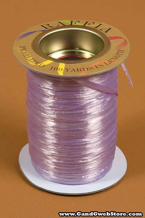 100yds Pearlized Raffia Lavender
